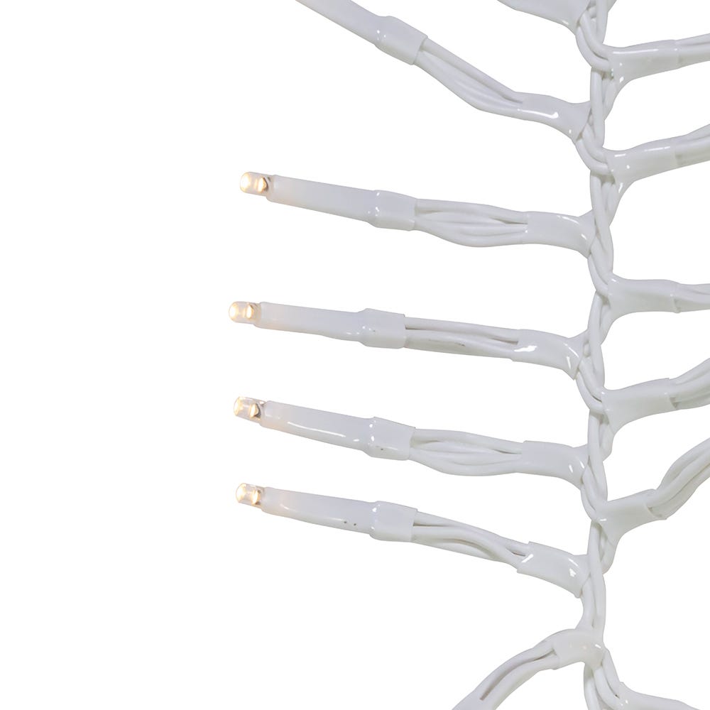 Kurt Adler 33-Foot 1000-Light Cluster Garland with Warm White LED Lights